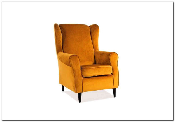 Кресло BARON Velvet Bluvel 68  Signal (карри) заказать по цене 47 283 руб. в Нижнем Новгороде