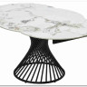 Стол BUENO 120 GLOSS GOLDEN JADE SOLID CERAMIC / BLACK, DISAUR заказать по цене 110 000 руб. в Нижнем Новгороде