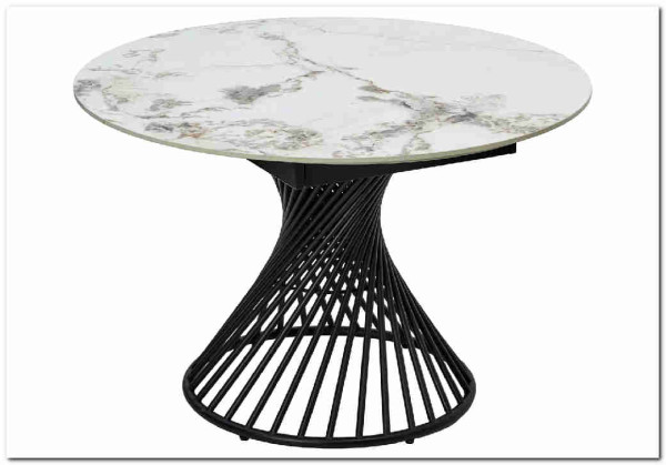Стол BUENO 120 GLOSS GOLDEN JADE SOLID CERAMIC / BLACK, DISAUR заказать по цене 110 000 руб. в Нижнем Новгороде