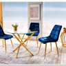 Стул кухонный Signal CHIC Velvet Bluvel 14 (серый/золотой) заказать по цене 10 726 руб. в Нижнем Новгороде