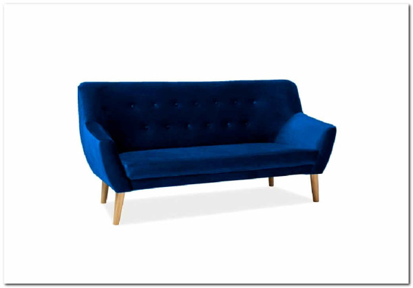 Диван Signal NORDIC 3 Velvet Bluvel 86 синий заказать по цене 67 577 руб. в Нижнем Новгороде
