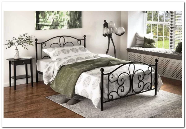 Кровать HALMAR PANAMA (черный) 120/200 заказать по цене 26 448 руб. в Нижнем Новгороде