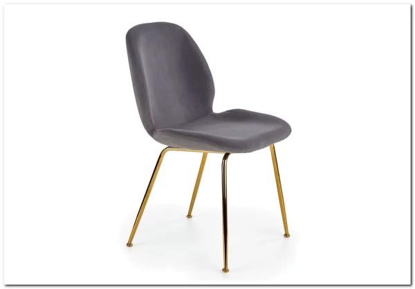 Стул кухонный Halmar K381 (серый/золотой) заказать по цене 13 416 руб. в Нижнем Новгороде