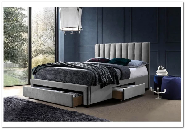 Кровать Halmar GRACE (серый) 140/200 заказать по цене 59 404 руб. в Нижнем Новгороде Кровать Halmar GRACE (серый) 140/200 заказать по цене 59 404 руб. в Нижнем Новгороде