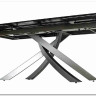 Стол ESTEBIO 160 KL-99 Белый мрамор матовый, итальянская керамика/ Серый металлик, DISAUR заказать по цене 75 180 руб. в Нижнем Новгороде