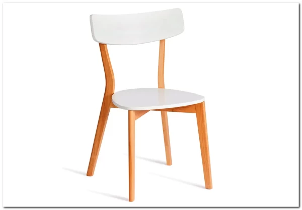 Стул Claire White (Белый) / Natural (натуральный) заказать по цене 6 210 руб. в Нижнем Новгороде Стул Claire White (Белый) / Natural (натуральный) заказать по цене 6 210 руб. в Нижнем Новгороде