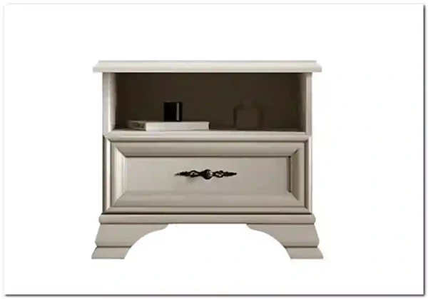 Тумба прикроватная Кентаки S320-KOM1S белый BRW заказать по цене 10 750 руб. в Нижнем Новгороде Тумба прикроватная Кентаки S320-KOM1S белый BRW заказать по цене 10 750 руб. в Нижнем Новгороде