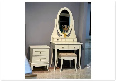 Туалетный столик с зеркалом Римини узкий