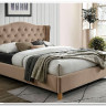 Кровать Signal ASPEN VELVET BLUVEL 28 (бежевый/дуб) 160/200 заказать по цене 62 781 руб. в Нижнем Новгороде