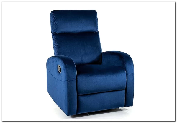 Кресло Signal OLIMP VELVET раскладное (синий) заказать по цене 50 349 руб. в Нижнем Новгороде Кресло Signal OLIMP VELVET раскладное (синий) заказать по цене 50 349 руб. в Нижнем Новгороде