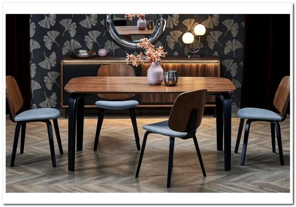 Стол обеденный Halmar PEDRO 160 (орех/черный) заказать по цене 48 207 руб. в Нижнем Новгороде Стол обеденный Halmar PEDRO 160 (орех/черный) заказать по цене 48 207 руб. в Нижнем Новгороде