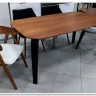 Стол обеденный Halmar PEDRO 160 (орех/черный) заказать по цене 48 207 руб. в Нижнем Новгороде