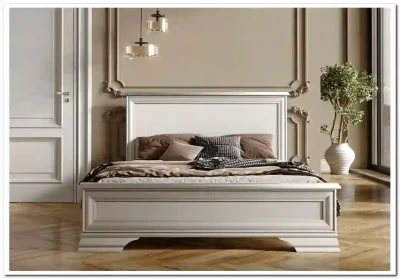 Кровать Кентаки LOZ/140x200 белый BRW 