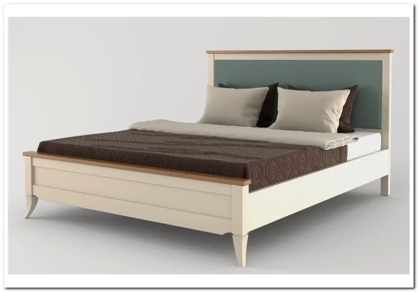 Кровать двуспальная Римини с мягким изголовьем заказать по цене 57 394 руб. в Нижнем Новгороде