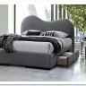Кровать Halmar AMBER (серый) 160/200 заказать по цене 68 988 руб. в Нижнем Новгороде
