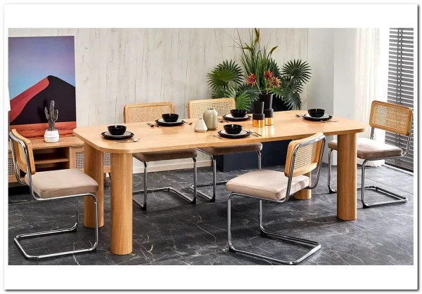 Стол обеденный Halmar ELEFANTE PROSTOKAT (дуб натуральный) заказать по цене 132 102 руб. в Нижнем Новгороде