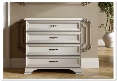 Комод Кентаки KOM4S белый BRW