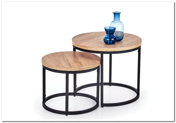 Набор журнальных столиков HALMAR OREO дуб сан ремо / черный заказать по цене 14 926 руб. в Нижнем Новгороде Набор журнальных столиков HALMAR OREO дуб сан ремо / черный заказать по цене 14 926 руб. в Нижнем Новгороде