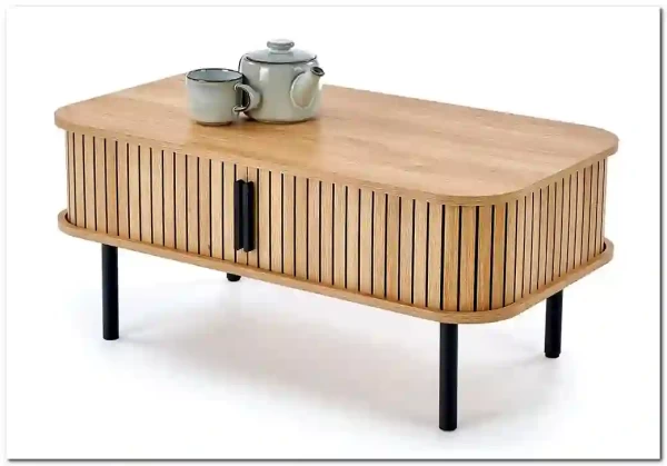 Стол журнальный Halmar ANGELINA (натуральный/черный) заказать по цене 14 027 руб. в Нижнем Новгороде Стол журнальный Halmar ANGELINA (натуральный/черный) заказать по цене 14 027 руб. в Нижнем Новгороде