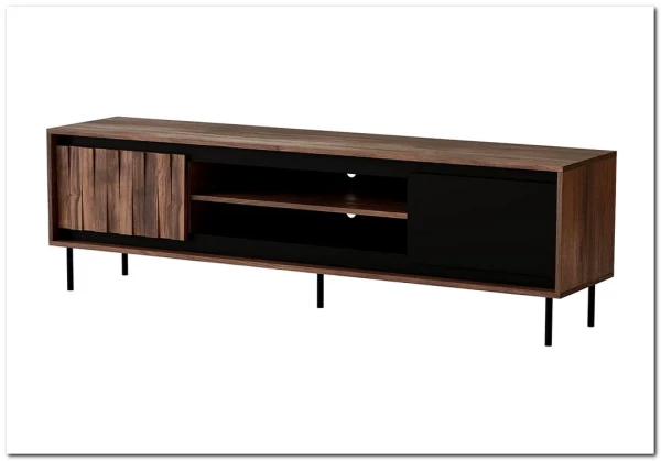 Тумба под телевизор Halmar SWING RTV-1 (орех/черный) заказать по цене 28 685 руб. в Нижнем Новгороде