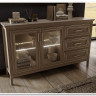 Шкаф-витрина Classic глиняный серый REG2W2D1S/170 BRW заказать по цене 35 960 руб. в Нижнем Новгороде