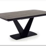 Стол обеденный Halmar VINSTON раскладной темно-серый/черный заказать по цене 108 669 руб. в Нижнем Новгороде