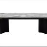 Стол АДАЖИО 240 (320) см MINERAL STONE NATURAL, керамика / Черный каркас заказать по цене 123 150 руб. в Нижнем Новгороде