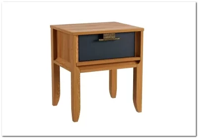 Тумба прикроватная Бридж с 1 ящиком на ножках из массива сосны