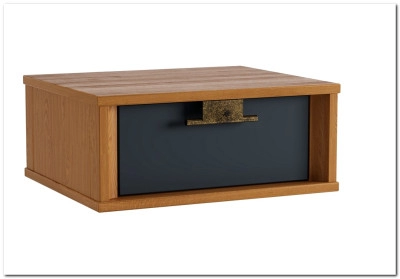 Тумба прикроватная Бридж подвесная с 1 ящиком из массива сосны