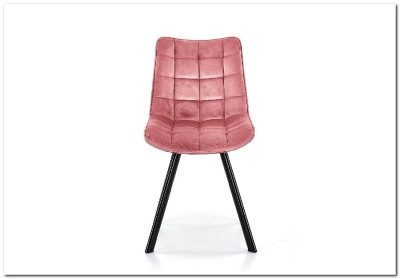 Стул кухонный K332  Halmar (розовый/черный)