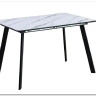 Стол обеденный Signal BARI 120 раскладной (белый мрамор/черный мат) заказать по цене 33 902 руб. в Нижнем Новгороде
