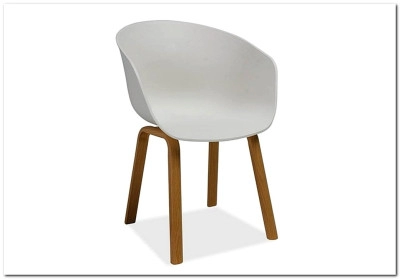 Стул кухонный SIGNAL EGO белый/дуб